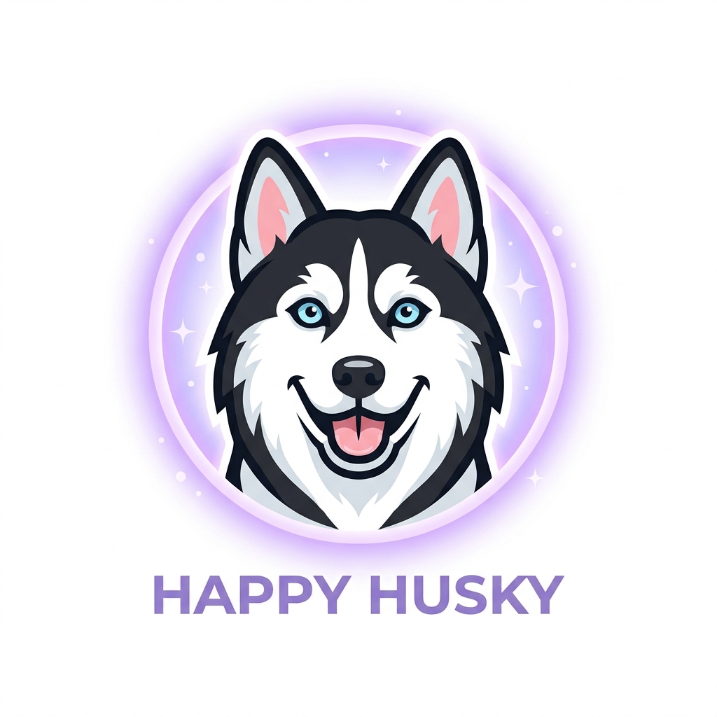 Minchu Siberian Husky Logo